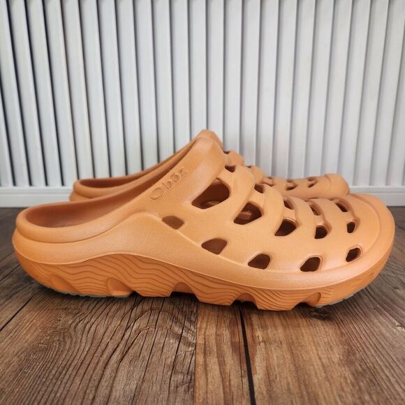 Oboz Whakata Coast Recovery Clogs Mens Sz 9 Melon Orange Slip On Comfort Sandals - Picture 1 of 10